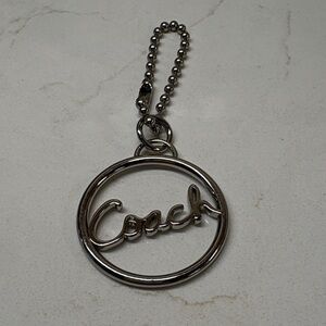 Coach Script Bag Charm